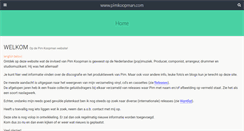 Desktop Screenshot of pimkoopman.com